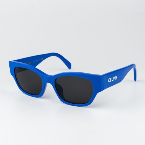 Celine MONOCHROMS Men Sunglasses Blue Grey Cat Eye CL40197U 92A BRAND NEW